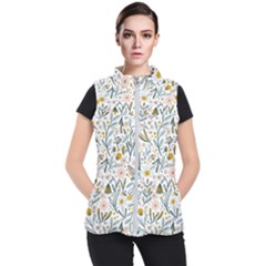Floral Women s Puffer Vest by Sparkle