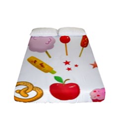 Summer-fair-food-goldfish Copy Copy Fitted Sheet (full/ Double Size) by Nexatart