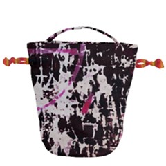 Chaos At The Wall Drawstring Bucket Bag by DimitriosArt