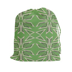 Abstract Pattern Geometric Backgrounds   Drawstring Pouch (2xl) by Eskimos