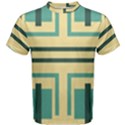 Abstract pattern geometric backgrounds   Men s Cotton Tee View1