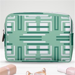 Abstract Pattern Geometric Backgrounds   Make Up Pouch (medium) by Eskimos