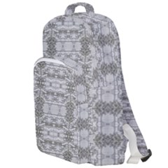 Nature Collage Seamless Pattern Double Compartment Backpack by dflcprintsclothing
