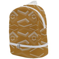 Abstract Geometric Design    Zip Bottom Backpack by Eskimos