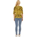 Folk flowers print Floral pattern Ethnic art Lightweight Drawstring Hooded Top View4