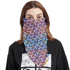 Colorful Flowers Face Covering Bandana (triangle) by Sparkle