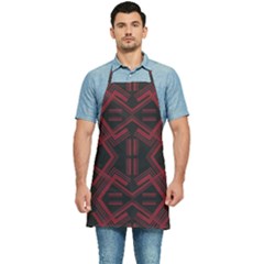 Abstract Pattern Geometric Backgrounds   Kitchen Apron by Eskimos