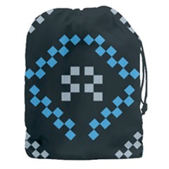 Abstract Pattern Geometric Backgrounds   Drawstring Pouch (3xl) by Eskimos