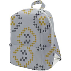 Abstract Pattern Geometric Backgrounds   Zip Up Backpack by Eskimos