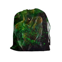 Stp 0111 Cross And Cross Drawstring Pouch (xl) by WetdryvacsLair