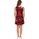 Abstract pattern geometric backgrounds   Tiered Sleeveless Mini Dress View4