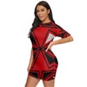 Abstract pattern geometric backgrounds   Just Threw It On Dress View2
