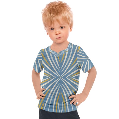 Folk Flowers Print Floral Pattern Ethnic Art Kids  Sports Tee by Eskimos