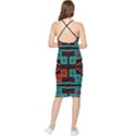 Abstract pattern geometric backgrounds   Bodycon Cross Back Summer Dress View2