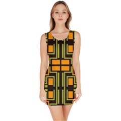 Abstract Geometric Design    Bodycon Dress by Eskimos