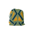 Abstract geometric design    Drawstring Pouch (Small) View2