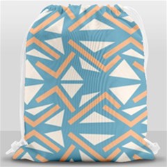Abstract Geometric Design    Drawstring Bag (large) by Eskimos