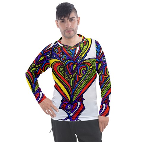 323e9da6-3c5d-45a8-8e87-448e29102b76 Men s Pique Long Sleeve Tee by oneheartbeat