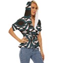 Abstract pattern geometric backgrounds Lightweight Drawstring Hooded Top View3