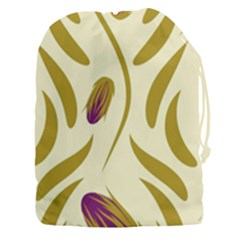 Folk Flowers Print Floral Pattern Ethnic Art Drawstring Pouch (3xl) by Eskimos