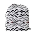 Folk flowers print Floral pattern Ethnic art Drawstring Pouch (2XL) View2
