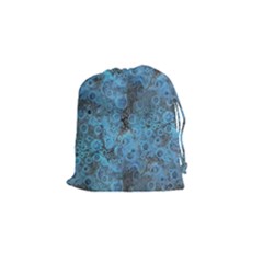 Abstract Surface Texture Background Drawstring Pouch (small) by dflcprintsclothing