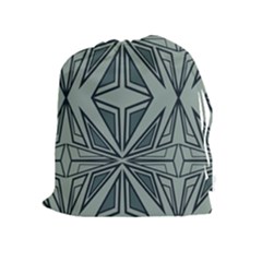 Abstract Pattern Geometric Backgrounds Drawstring Pouch (xl) by Eskimos