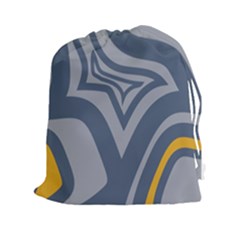 Abstract Pattern Geometric Backgrounds Drawstring Pouch (2xl) by Eskimos