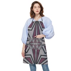 Abstract Pattern Geometric Backgrounds Pocket Apron by Eskimos