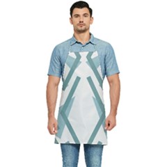 Abstract Pattern Geometric Backgrounds Kitchen Apron by Eskimos