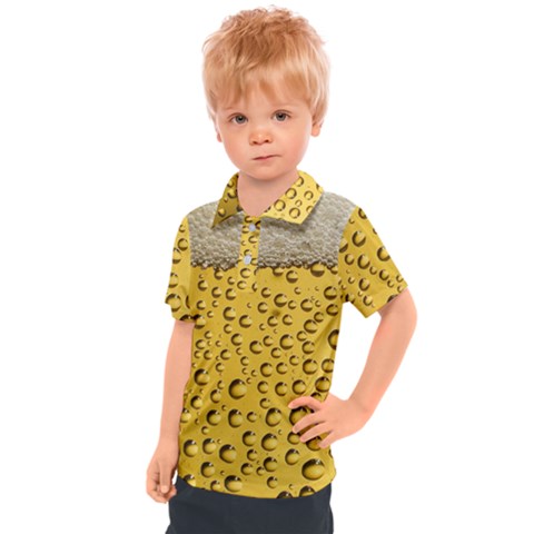 Beer Bubbles Kids  Polo Tee by Wegoenart