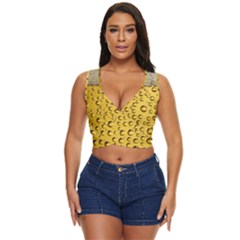 Beer Bubbles Women s Sleeveless Wrap Top by Wegoenart