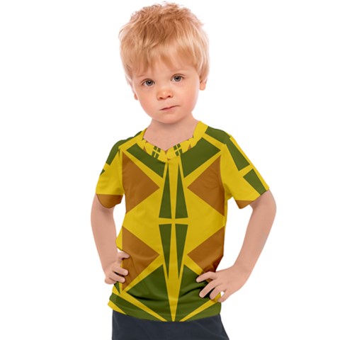  Abstract Geometric Design   Geometric Fantasy  Terrazzo  Kids  Sports Tee by Eskimos