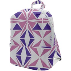 Abstract Pattern Geometric Backgrounds  Zip Up Backpack by Eskimos
