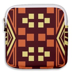 Abstract Pattern Geometric Backgrounds  Mini Square Pouch by Eskimos