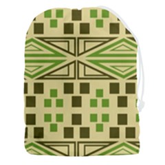 Abstract Pattern Geometric Backgrounds  Drawstring Pouch (3xl) by Eskimos