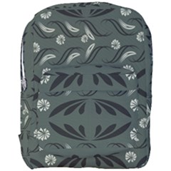Folk Flowers Print Floral Pattern Ethnic Art Full Print Backpack by Eskimos