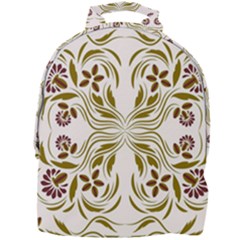 Folk Flowers Print Floral Pattern Ethnic Art Mini Full Print Backpack by Eskimos