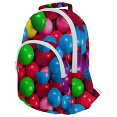 Bubble Gum Rounded Multi Pocket Backpack by artworkshop