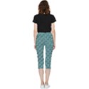 Bubble Wrap Inside Out Lightweight Velour Capri Leggings  View4