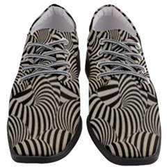 Pattern Women Heeled Oxford Shoes by artworkshop