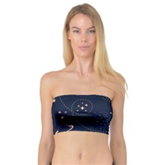 Cartoon-space-seamless-pattern-vectors Bandeau Top by Jancukart