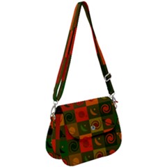 Space Pattern Multicolour Saddle Handbag by Jancukart