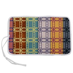 Grungy Vintage Patterns Pen Storage Case (s) by artworkshop