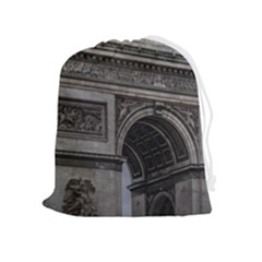 Triumph Arch, Paris, France016 Drawstring Pouch (xl) by dflcprintsclothing