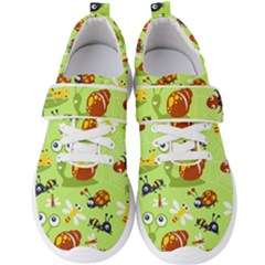Little-animals-cartoon Men s Velcro Strap Shoes by Jancukart