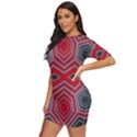 Abstract pattern geometric backgrounds  Just Threw It On Dress View2