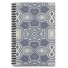 Abstract Pattern Geometric Backgrounds 5 5  X 8 5  Notebook by Eskimos
