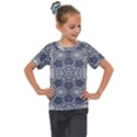Abstract pattern geometric backgrounds Kids  Mesh Piece Tee View1