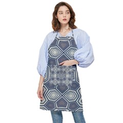 Abstract Pattern Geometric Backgrounds Pocket Apron by Eskimos
